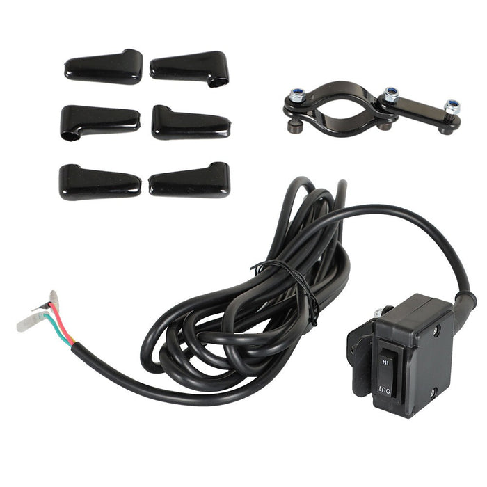 DURAFORCE 12V Winch Rocker Switch Handlebar Control & Bracket for KFI WARN ATV New