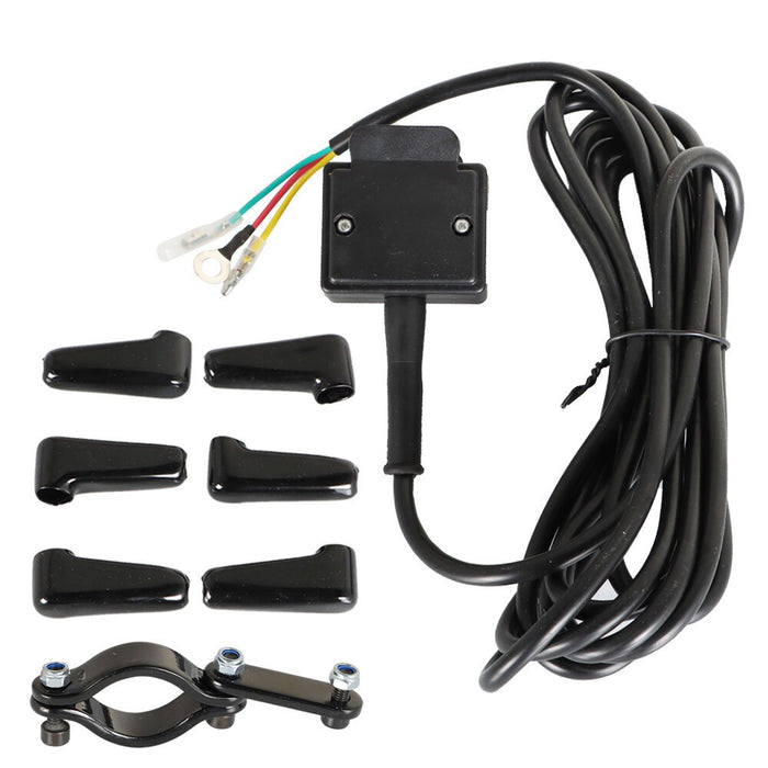 DURAFORCE 12V Winch Rocker Switch Handlebar Control & Bracket for KFI WARN ATV New