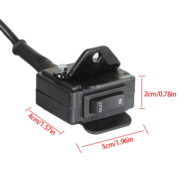 DURAFORCE 12V Winch Rocker Switch Handlebar Control & Bracket for KFI WARN ATV New