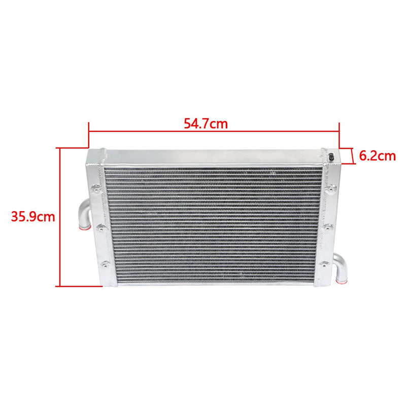 DURAFORCE Aluminum 2-Row Cooling Radiator for Polaris RZR 1000 XP Turbo S 2017-2021