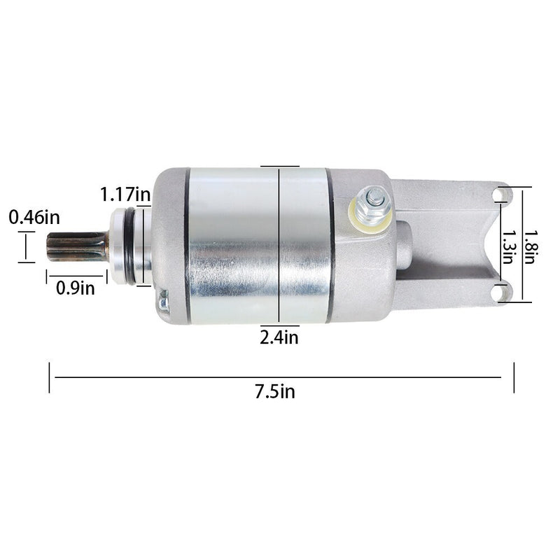 DURAFORCE Starter Motor Assembly 21163-1328 for 2003-2008 Kawasaki Prairie 360 KVF360ABC