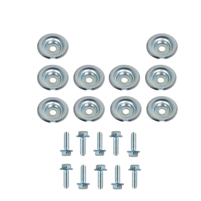 DURAFORCE 10Pcs Skid Plate Washers Bolts for Polaris RZR 1000 900 800 570 XP Turbo General