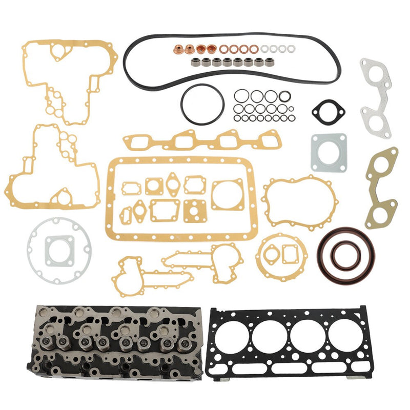 DURAFORCE Bobcat Kubota 753 763 773 V2203 Cylinder Head + Full Gasket Kit 19077-03048