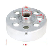 DURAFORCE 1988-2000 Honda TRX300 Rear Brake Drum Hub 2x4 4x4 Fourtrax Replacement