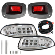 DURAFORCE EZGO RXV 2008-15 Golf Cart LED Headlight & Tail Light Kit Deluxe Street Set