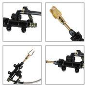 DURAFORCE High Quality Rear Hydraulic Brake Caliper & Master Cylinder for Go Kart