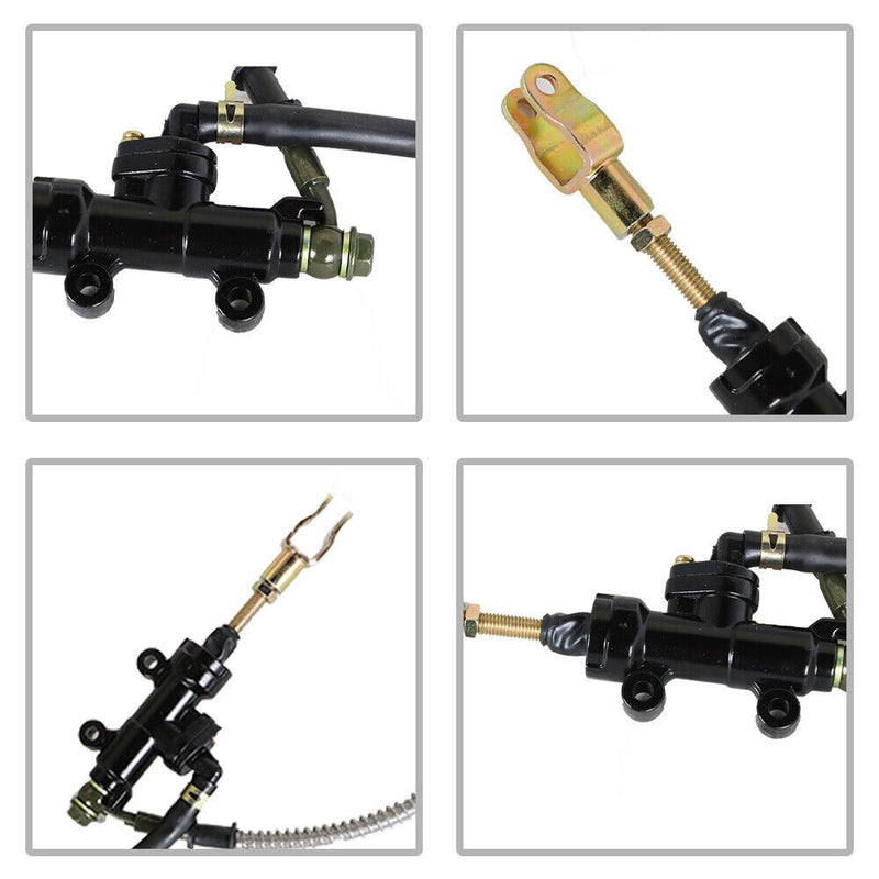 DURAFORCE High Quality Rear Hydraulic Brake Caliper & Master Cylinder for Go Kart