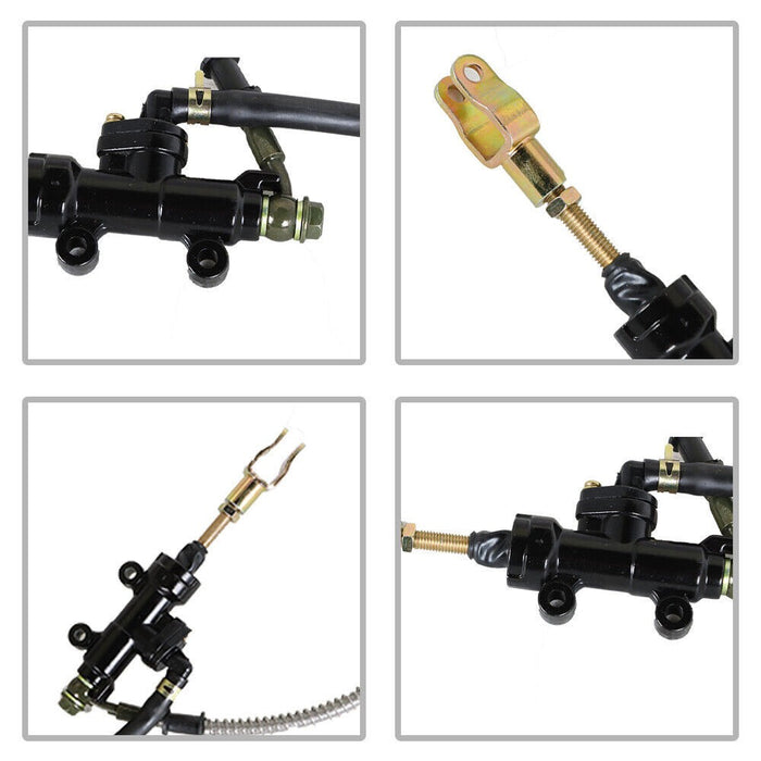 DURAFORCE High Quality Rear Hydraulic Brake Caliper & Master Cylinder for Go Kart
