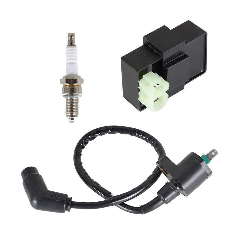 DURAFORCE Ignition Coil Spark Plug CDI Box Fit 1990-1993 Honda FourTrax 300 TRX300FW