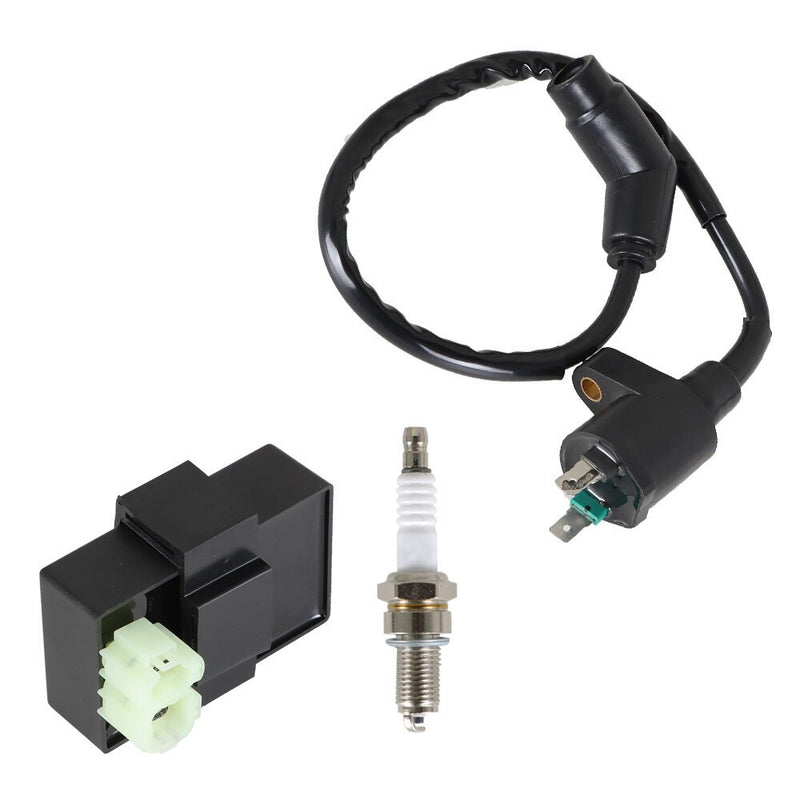 DURAFORCE Ignition Coil Spark Plug CDI Box Fit 1990-1993 Honda FourTrax 300 TRX300FW