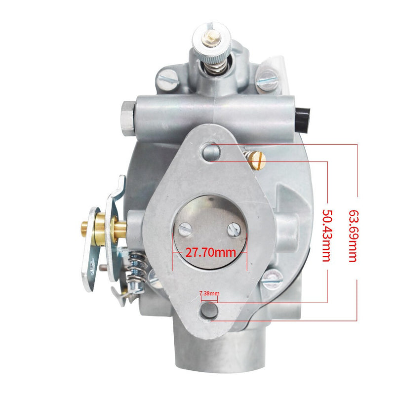 DURAFORCE Carburetor Kit for Massey Ferguson MF TE20 TO20 TO30 Tractor 181644M1 Hardware