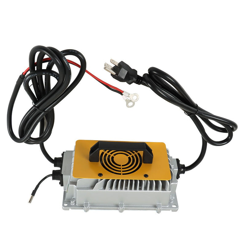 DURAFORCE 48V 15A Golf Cart Charger for EZGO Club Car Yamaha O-Type Terminal Compatible