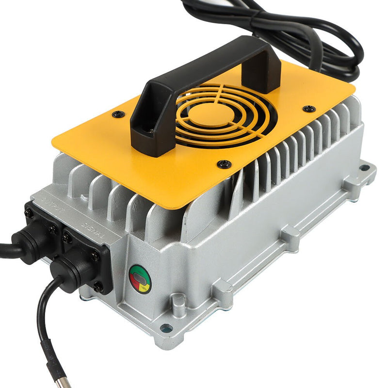 DURAFORCE 48V 15A Golf Cart Charger for EZGO Club Car Yamaha O-Type Terminal Compatible