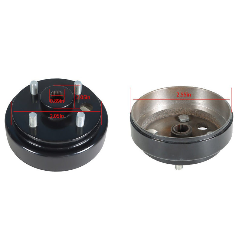 DURAFORCE EZGO RXV 1991+ Rear Wheel Brake Hub Drum 30 Teeth 4-Cycle Golf Cart Gas