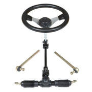 DURAFORCE 110cc Go Kart Steering Wheel Assembly Steel Gear Rack Pinion Set Unused