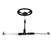DURAFORCE 110cc Go Kart Steering Wheel Assembly Steel Gear Rack Pinion Set Unused