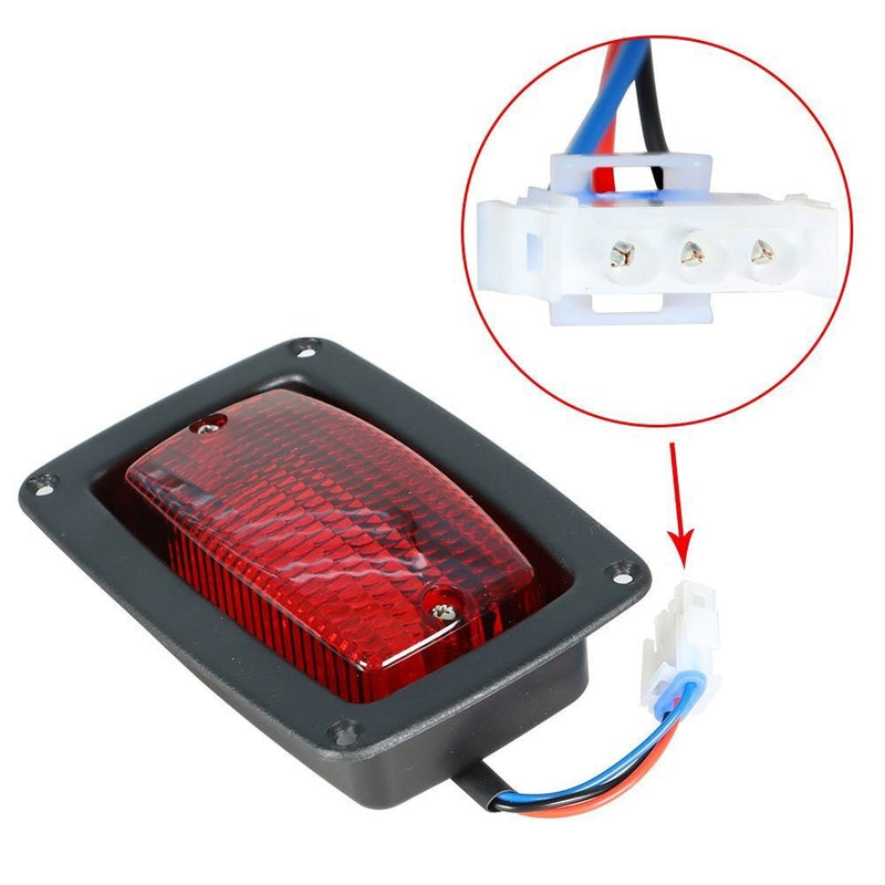 DURAFORCE Club Car DS 1982+ LED Tail Light Kit 2x 3-Wire Taillights Golf Cart