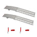 DURAFORCE 2 Aluminum Arched Loading Ramps for Motorcycle ATV UTV Truck Lawnmower US