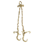 DURAFORCE Tow Chain G70 5/16" x 3ft V-Chain w/ 8" Medium J Hooks & Grab T-Hooks