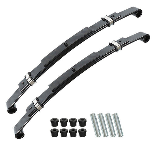 DURAFORCE 2x Black Rear Leaf Springs for EZGO TXT 1996-2013 Golf Cart Heavy Duty
