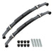 DURAFORCE 2x Black Rear Leaf Springs for EZGO TXT 1996-2013 Golf Cart Heavy Duty