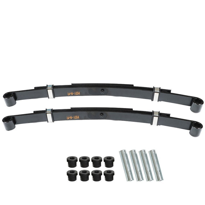 DURAFORCE 2x Black Rear Leaf Springs for EZGO TXT 1996-2013 Golf Cart Heavy Duty
