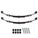 DURAFORCE 2x Black Rear Leaf Springs for EZGO TXT 1996-2013 Golf Cart Heavy Duty