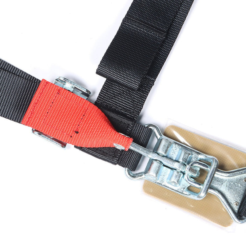 DURAFORCE 4 Pack 4-Point 2" Padded Seat Belt Harness Black for Polaris RZR XP S 4 1000