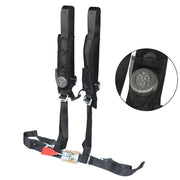 DURAFORCE 4 Pack 4-Point 2" Padded Seat Belt Harness Black for Polaris RZR XP S 4 1000
