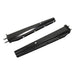 DURAFORCE 2.5" Semi Truck Mud Flap Hangers Black Steel Spring Loaded Straight 30