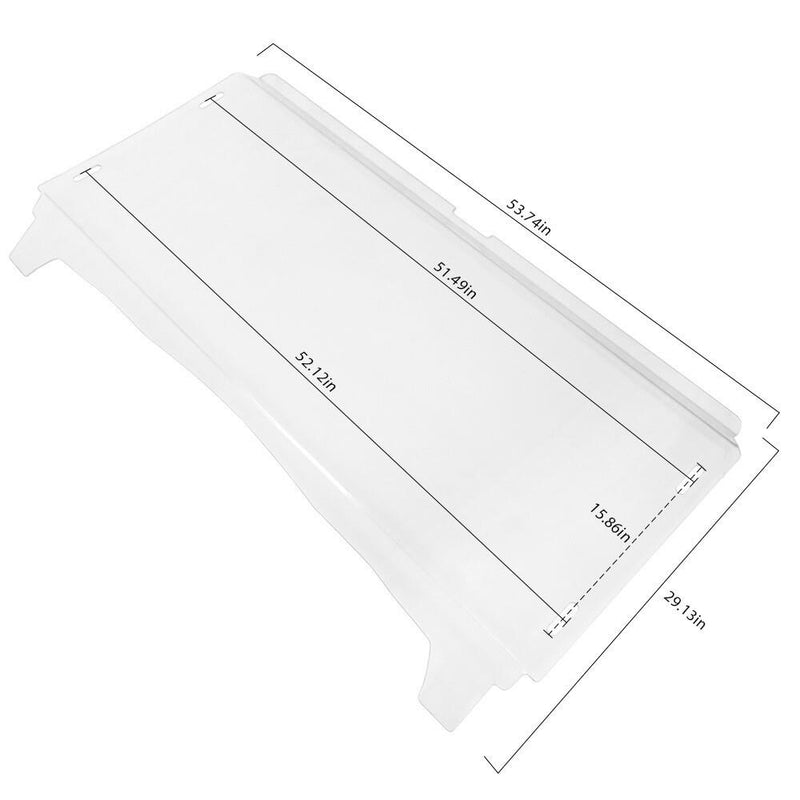 DURAFORCE Front Clear Windshield for Kawasaki Teryx 4 800 2014-2015 & 4 750 2012-2013