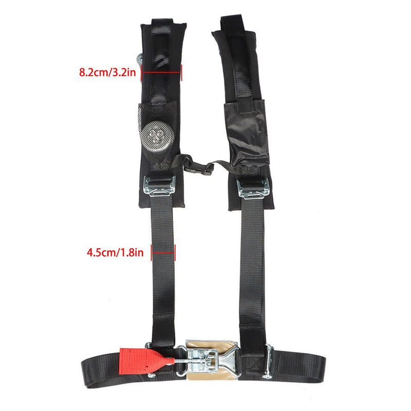 DURAFORCE 2 Pack 2" 4 Point Harness for Polaris RZR Can-Am Maverick 900 1000 Turbo S XP 4