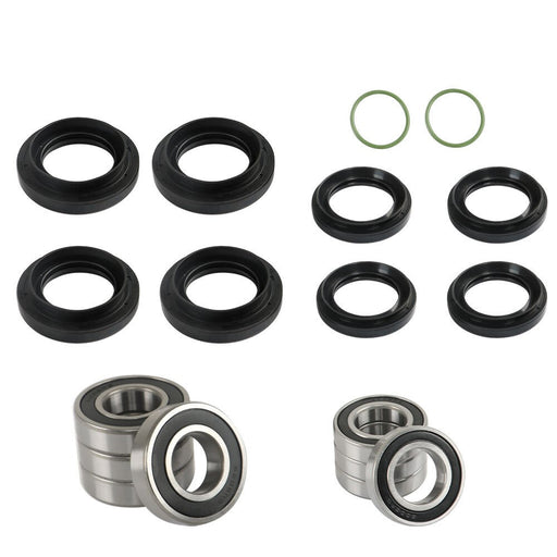 DURAFORCE Yamaha Rhino 450 660 700 Front & Rear Wheel Bearings & Seals Kit