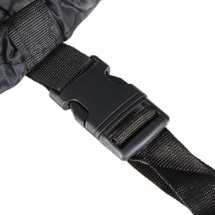 DURAFORCE 14ft Jon Boat Cover 70in 210D Black Waterproof 425x190cm Durable Protector