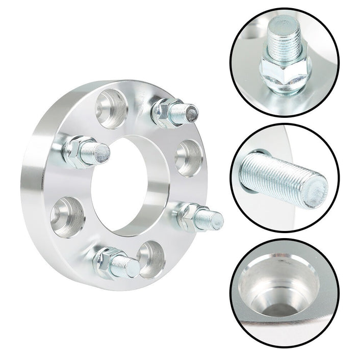 DURAFORCE 2x 1" 4x4 4x101.6mm Wheel Spacers 1/2"x20 Studs for EZ GO Club Car Golf Cart