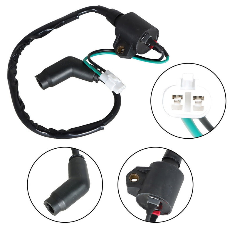 DURAFORCE Polaris Hawkeye 300 4X4 2007 CDI Box Ignition Coil & Spark Plug 3089978