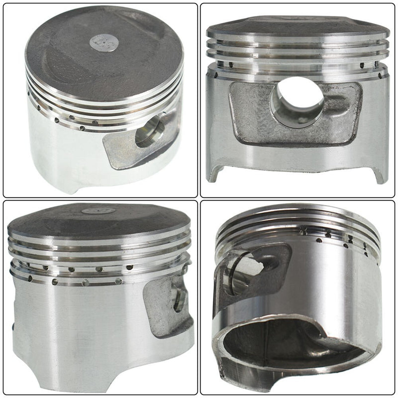 DURAFORCE Honda 70cc Cylinder Piston Top End Kit for ATC70 CRF70 CT70 C70 TRX70 XR70 S65