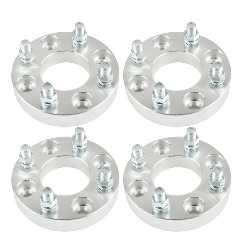 DURAFORCE EZ GO Club Car Golf Cart 4x4 ATV Wheel Spacer 4x1" Silver 1/2"x20 Studs