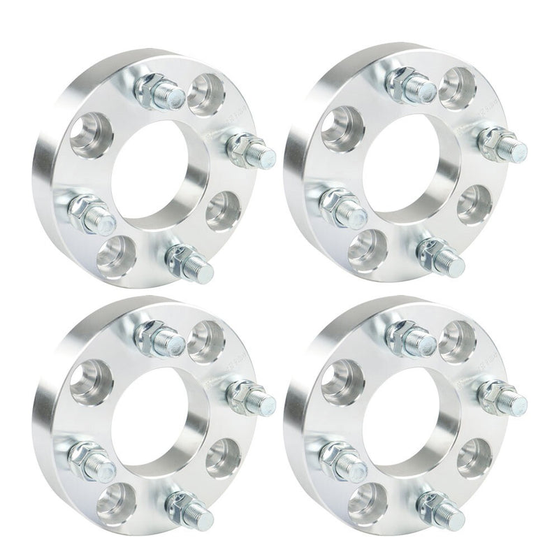 DURAFORCE EZ GO Club Car Golf Cart 4x4 ATV Wheel Spacer 4x1" Silver 1/2"x20 Studs