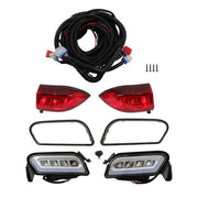 DURAFORCE Club Car Tempo 2018-UP LED Headlight & Tail Light Kit Golf Cart Lights