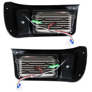 DURAFORCE Adjustable LED Headlights & Tail Lights Kit for Club Car DS G & E Golf Cart 1993