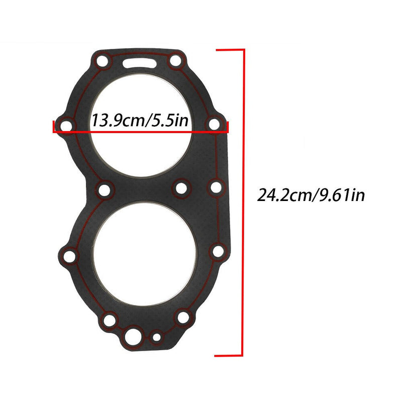 DURAFORCE Yamaha 40 HP 2-Stroke Cylinder Head Gaskets 66T-11181-A2 New Motor Parts