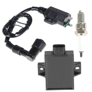 DURAFORCE New Ignition Coil Spark Plug CDI for Kawasaki Bayou 220 250 KLF220A KLF250A US