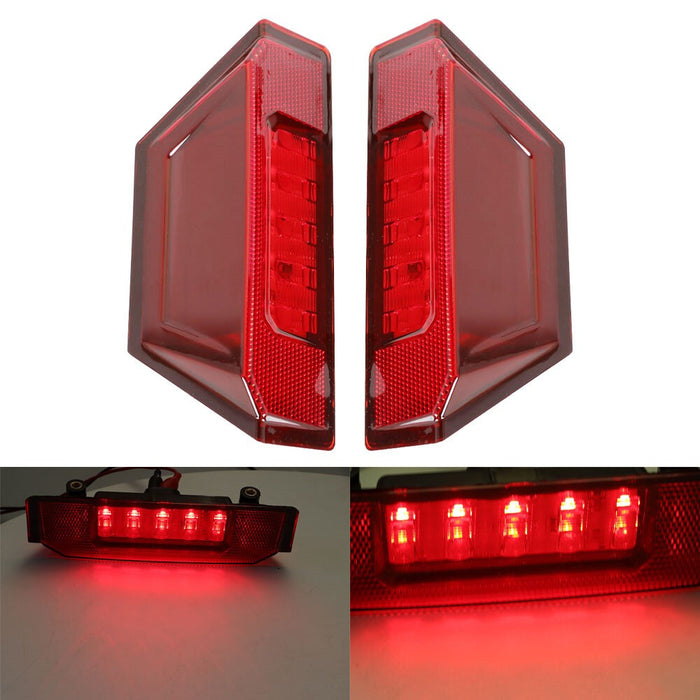 DURAFORCE 2013-18 Polaris Ranger 900 1000 XP Smoked LED Tail Lights Left Right Set