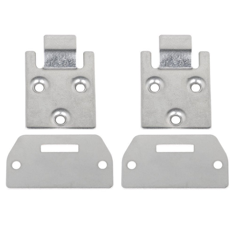 DURAFORCE Golf Cart Seat Bottom Hinge & Plate 2 Set for EZGO TXT Medalist 1995-Up