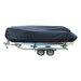 DURAFORCE 20-22ft Trailerable Boat Cover Black for V-Hull Tri-Hull Runabout Unused