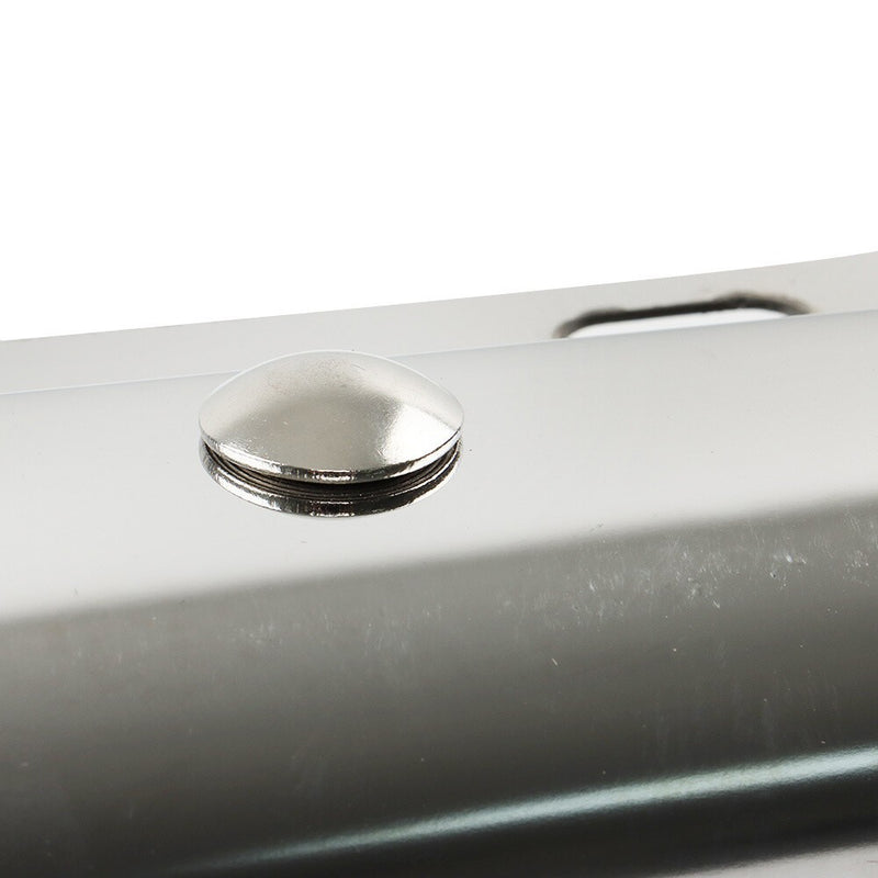 DURAFORCE Stainless Steel Straight Mud Flap Hanger 2.5" Bolt Semi Truck 30" Tapered