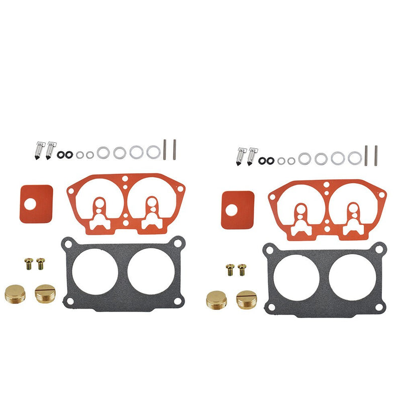 DURAFORCE 2PCS Carburetor Rebuild Kit for 1986-1995 Yamaha Outboard V-4 115-130 HP