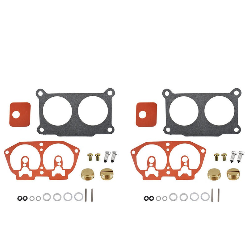 DURAFORCE 2PCS Carburetor Rebuild Kit for 1986-1995 Yamaha Outboard V-4 115-130 HP