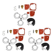 DURAFORCE Johnson Evinrude V6 60° 105-175 HP Triple Carburetor Rebuild Kit Fit